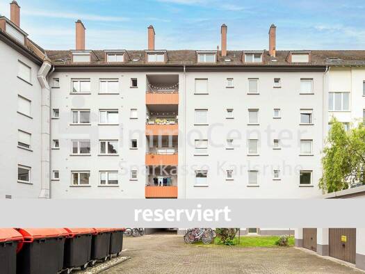 Wohnung zum Kauf 199.000 € 2 Zimmer 57 m² 5. Geschoss Oststadt Karlsruhe / Oststadt 76131