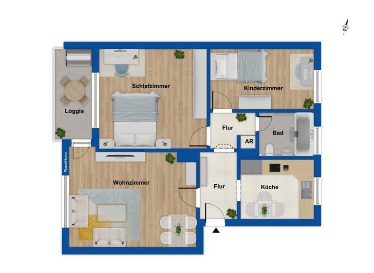 Wohnung zum Kauf 160.000 € 3 Zimmer 72 m² EG Isselhorst Gütersloh 33334