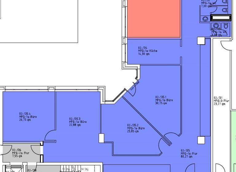 Bürofläche zur Miete provisionsfrei 227,9 m² Bürofläche Leipziger Str. 91 Innenstadt Halle 06108