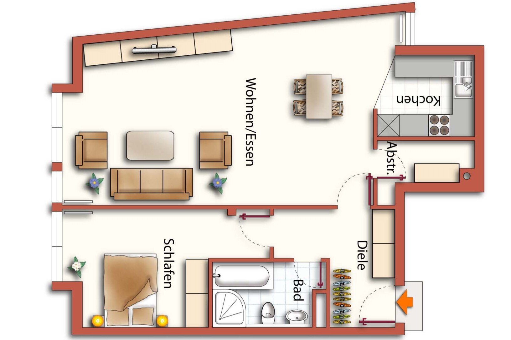 Wohnung zum Kauf 394.000 € 2,5 Zimmer 79 m²<br/>Wohnfläche 1.<br/>Geschoss 01.01.2025<br/>Verfügbarkeit Mitte Radolfzell am Bodensee 78315