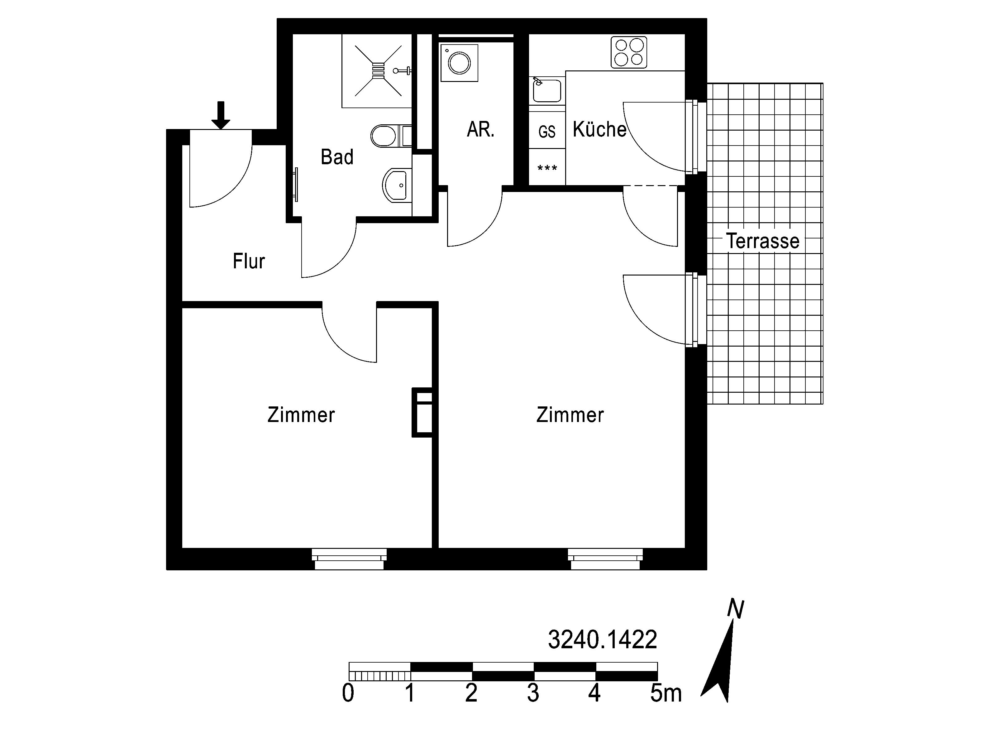 Wohnung zur Miete 951 € 2 Zimmer 63,8 m²<br/>Wohnfläche 5.<br/>Geschoss 01.02.2025<br/>Verfügbarkeit Tangermünder Straße 89 Hellersdorf Berlin 12627