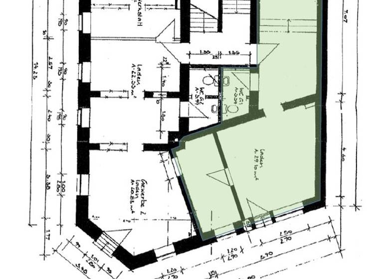 Bürofläche zur Miete 10,98 € 3 Zimmer 54,6 m²<br/>Bürofläche Zwickauer Str. 207 Schönau Chemnitz 09116