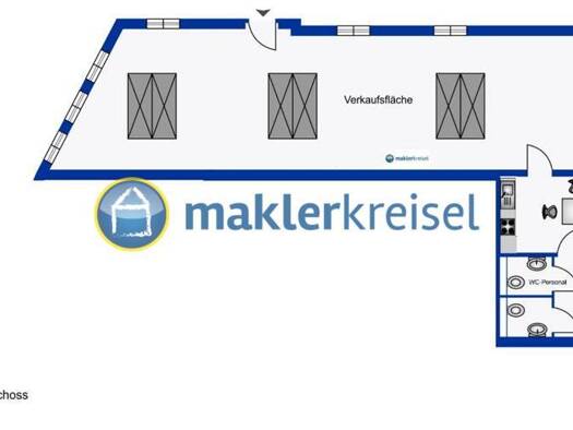 Ladenfläche zur Miete 1.350 € 2 Zimmer 80 m² Verkaufsfläche Neuharlingersiel 26427
