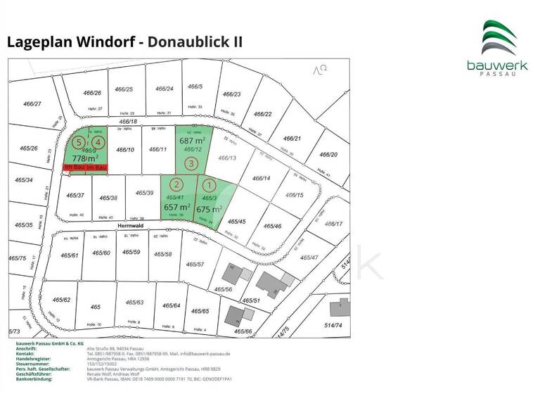 Einfamilienhaus zum Kauf - Erstbezug provisionsfrei 669.900 € 5 Zimmer 171,2 m² 675 m² Grundstück Herrnwald 34 Windorf 94575