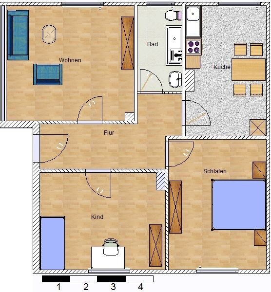 Wohnung zur Miete 429 € 3 Zimmer 65,9 m²<br/>Wohnfläche 16.01.2025<br/>Verfügbarkeit Verdener Platz 3 Ledeburg Hannover 30419