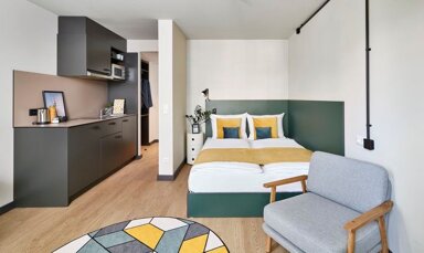 Wohnung zur Miete Wohnen auf Zeit 2.263 € 1 Zimmer 22 m² frei ab 01.01.2025 Paschstraße Dom Pedro München 80637