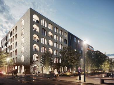 Wohnung zur Miete - Erstbezug 870 € 2 Zimmer 42,4 m² 3. Geschoss frei ab 01.10.2025 Theodor-Fischer-Straße 10 Heilbronn Heilbronn 74076