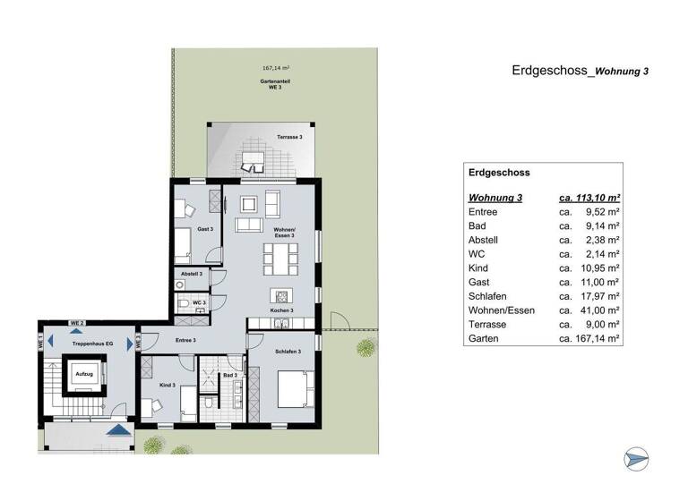 Wohnung zum Kauf provisionsfrei 591.000 € 4 Zimmer 113 m² EG Speldorf Mülheim 45478