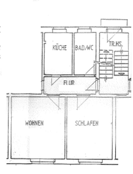 Wohnung zur Miete 240 € 2 Zimmer 41,5 m²<br/>Wohnfläche Hauschildstraße 5 Leisnig Leisnig 04703