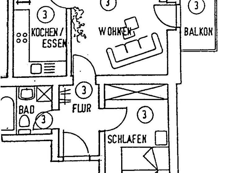 Wohnung zum Kauf als Kapitalanlage geeignet 110.000 € 2 Zimmer 49 m²<br/>Wohnfläche Wernerstr. 44 Löbtau-Nord Dresden 01159