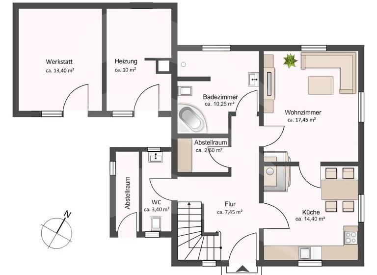 Einfamilienhaus zum Kauf 279.800 € 6 Zimmer 123 m² 547 m² Grundstück Kollbach Gangkofen 84160