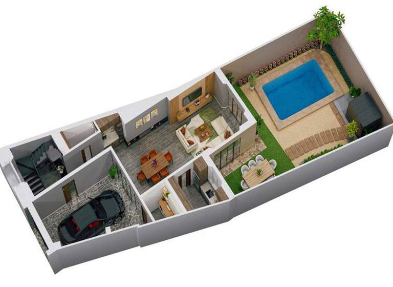 Stadthaus zum Kauf - Erstbezug 1.390.000 € 4 Zimmer 211 m² 207 m² Grundstück Binissalem 07350