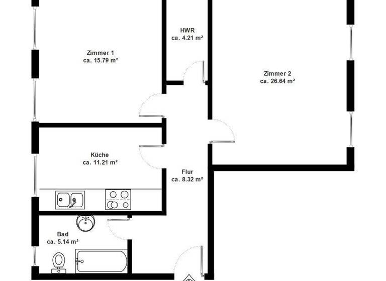 Wohnung zum Kauf 265.000 € 2 Zimmer 71,4 m² 3. Geschoss Ohlsdorf Hamburg 22337