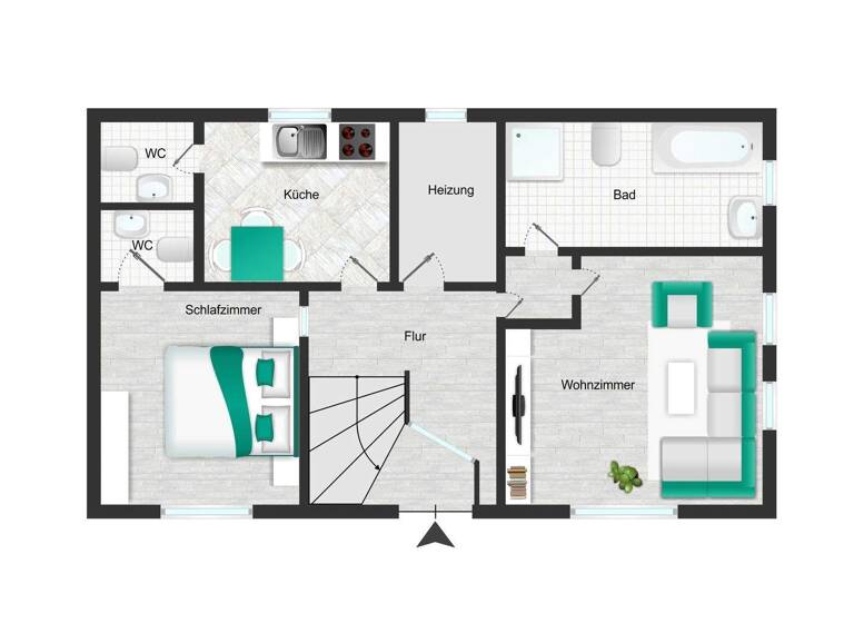 Mehrfamilienhaus zum Kauf 260.000 € 15 Zimmer 470 m² 1.520 m² Grundstück Königerode 06493