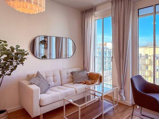 Studio zur Miete - Erstbezug 1.126 € 1 Zimmer 26,7 m² 4. Geschoss Osnabrücker Straße 27 Charlottenburg Berlin 10589