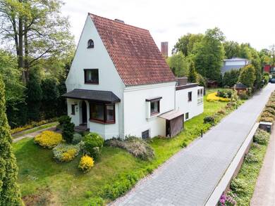 Einfamilienhaus zum Kauf als Kapitalanlage geeignet 679.000 € 5 Zimmer 159,5 m² 1.309 m² Grundstück Am Querkamp 18 Oberneuland Bremen 28355