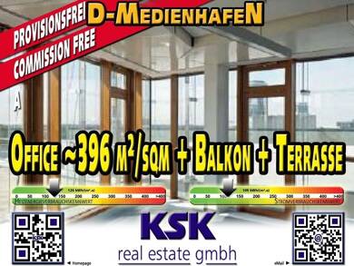 Bürofläche zur Miete provisionsfrei 24,50 € 395,6 m² Bürofläche Düsseldorf 40219