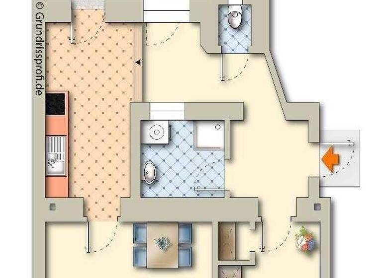 Wohnung zum Kauf 290.000 € 2 Zimmer 59,8 m² EG Wien 1050
