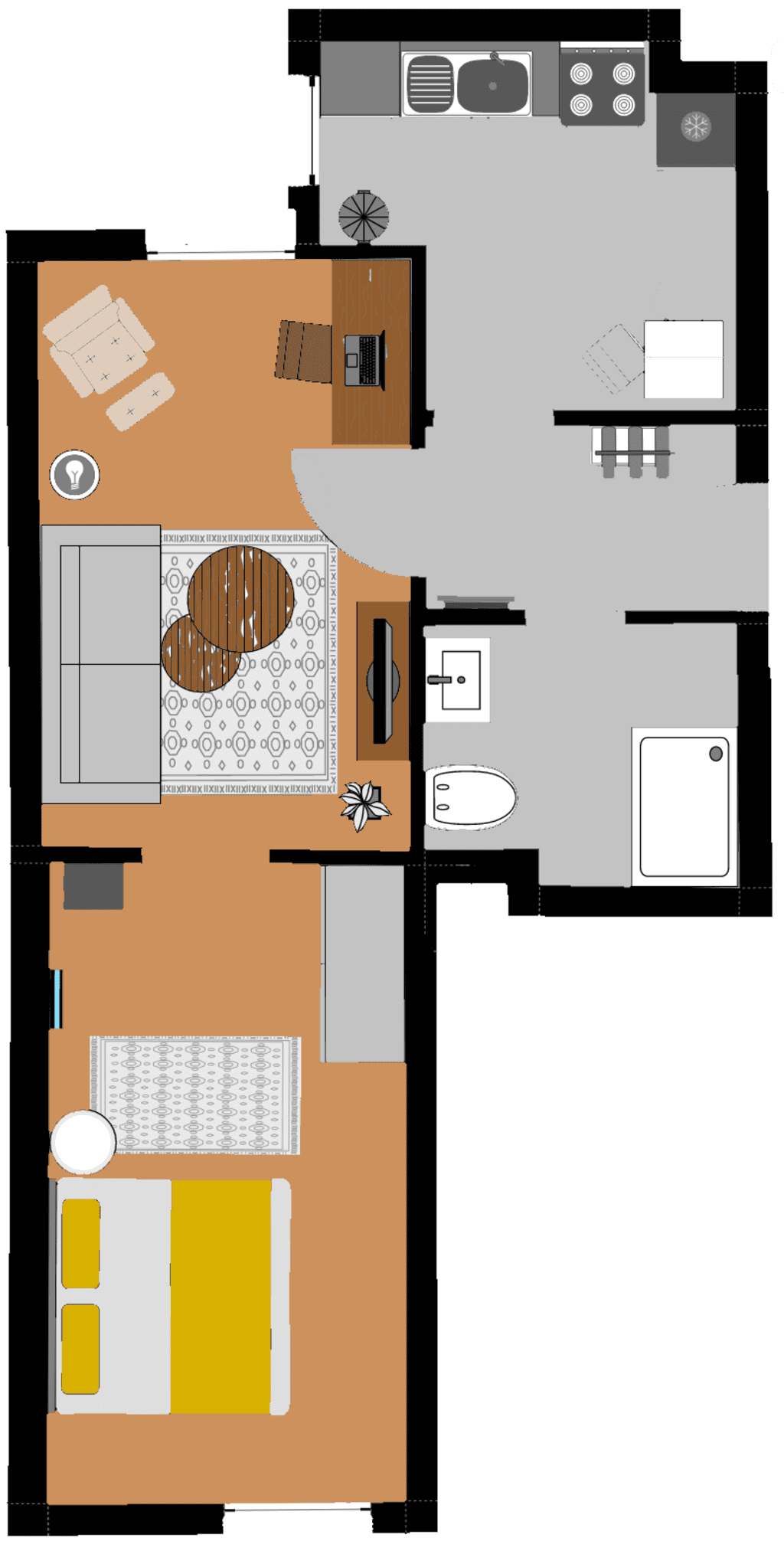 Wohnung zur Miete Wohnen auf Zeit 1.690 € 2 Zimmer 42 m²<br/>Wohnfläche ab sofort<br/>Verfügbarkeit Peter-Henlein-Straße Galgenhof Nürnberg 90459