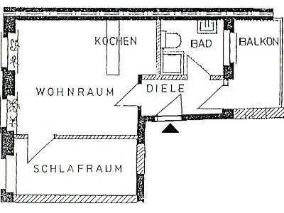 Wohnung zum Kauf 37.000 € 2 Zimmer 35 m²<br/>Wohnfläche 2.<br/>Geschoss Marienstraße 27 Ostviertel Gera 07546