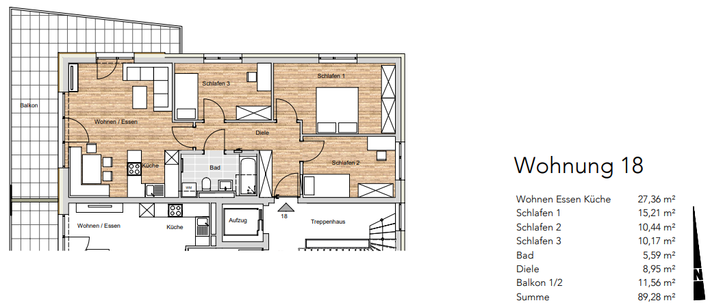 Wohnung zum Kauf provisionsfrei 493.000 € 4 Zimmer 89,3 m²<br/>Wohnfläche 2.<br/>Geschoss Richard-Strauß-Straße 8 Freilassing Freilassing 83395