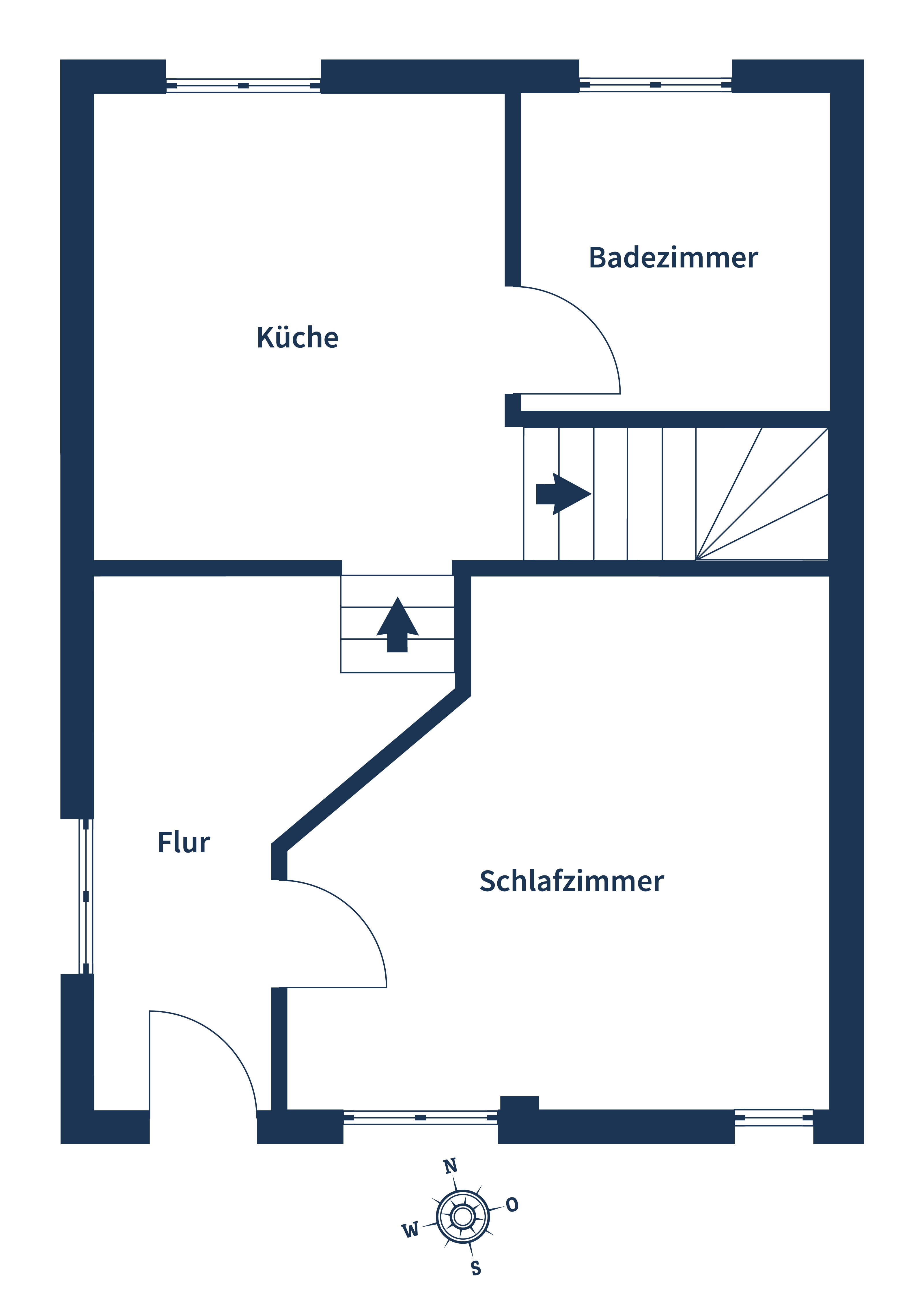 Wohnung zum Kauf 83.000 € 3 Zimmer 58 m²<br/>Wohnfläche 1.<br/>Geschoss Hohenlimburg-Zentrum / Wesselbach Hagen 58119