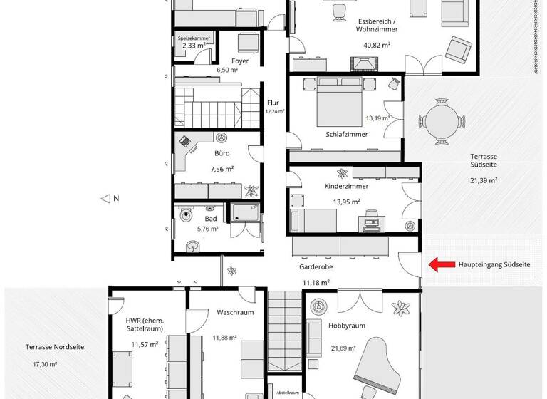 Einfamilienhaus zum Kauf provisionsfrei 1.669.000 € 10 Zimmer 328,1 m² 2.639 m² Grundstück Schönhofen Nittendorf 93152