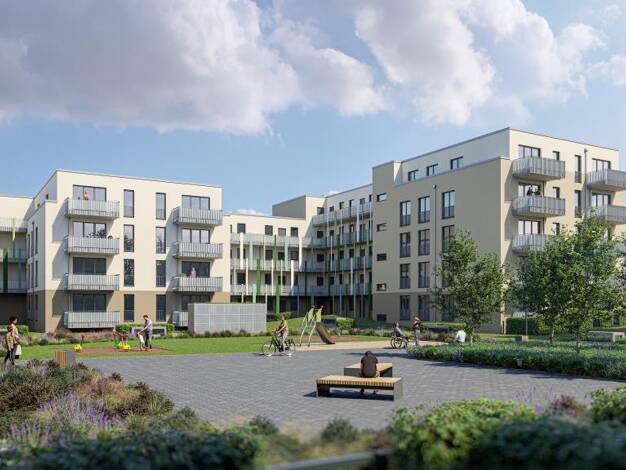 Wohnung zur Miete - Erstbezug 952 € 2 Zimmer 69,4 m² 2. Geschoss Bettina-von-Arnim-Straße 6 Brühl 50321