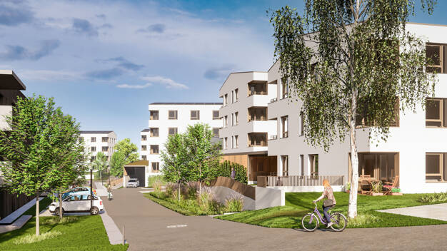 Wohnung zum Kauf - Neubau provisionsfrei 324.900 € 2,5 Zimmer 62,6 m² EG Laupheim Laupheim 88471