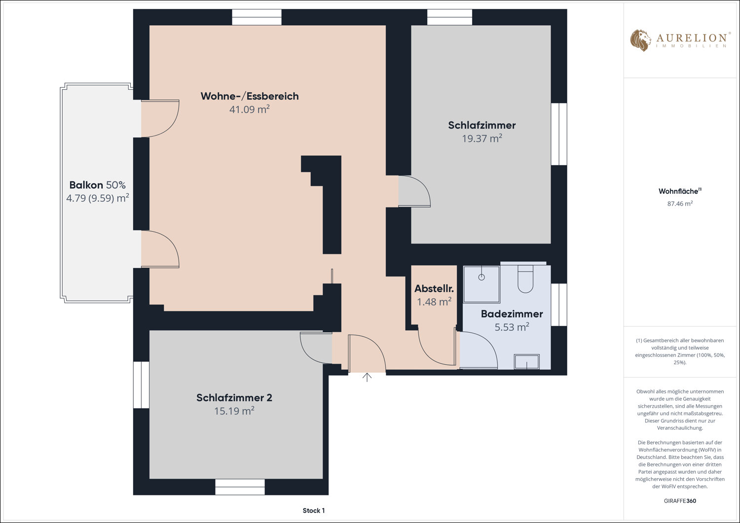 Wohnung zum Kauf 338.000 € 3 Zimmer 87,5 m²<br/>Wohnfläche 1.<br/>Geschoss Obernburg Obernburg am Main 63785