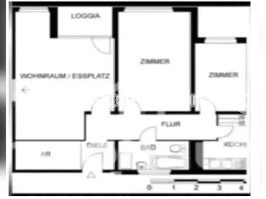 Wohnung zur Miete Tauschwohnung 491 € 2,5 Zimmer 72 m² 3. Geschoss Tegel Reinickendorf 13439