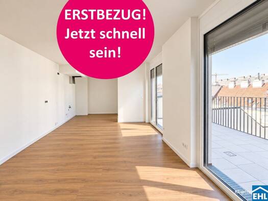Wohnung zur Miete - Erstbezug 1.142 € 2 Zimmer 48,6 m² 5. Geschoss frei ab 15.10.2026 Mariahilfer Straße Wien 1150