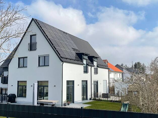 Doppelhaushälfte zum Kauf - Erstbezug provisionsfrei 1.399.999 € 5 Zimmer 125 m² 200 m² Grundstück Pfarrer-Seeanner-Straße 40 Garching Garching bei München 85748