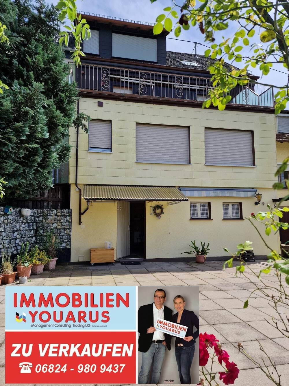 Zweifamilienhaus 4 Bäder, Garage, großem Grundstück und tollem Ausblick in Münchwies