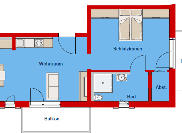 Wohnung zum Kauf provisionsfrei 2 Zimmer 60 m²<br/>Wohnfläche Hechingen Hechingen 72379