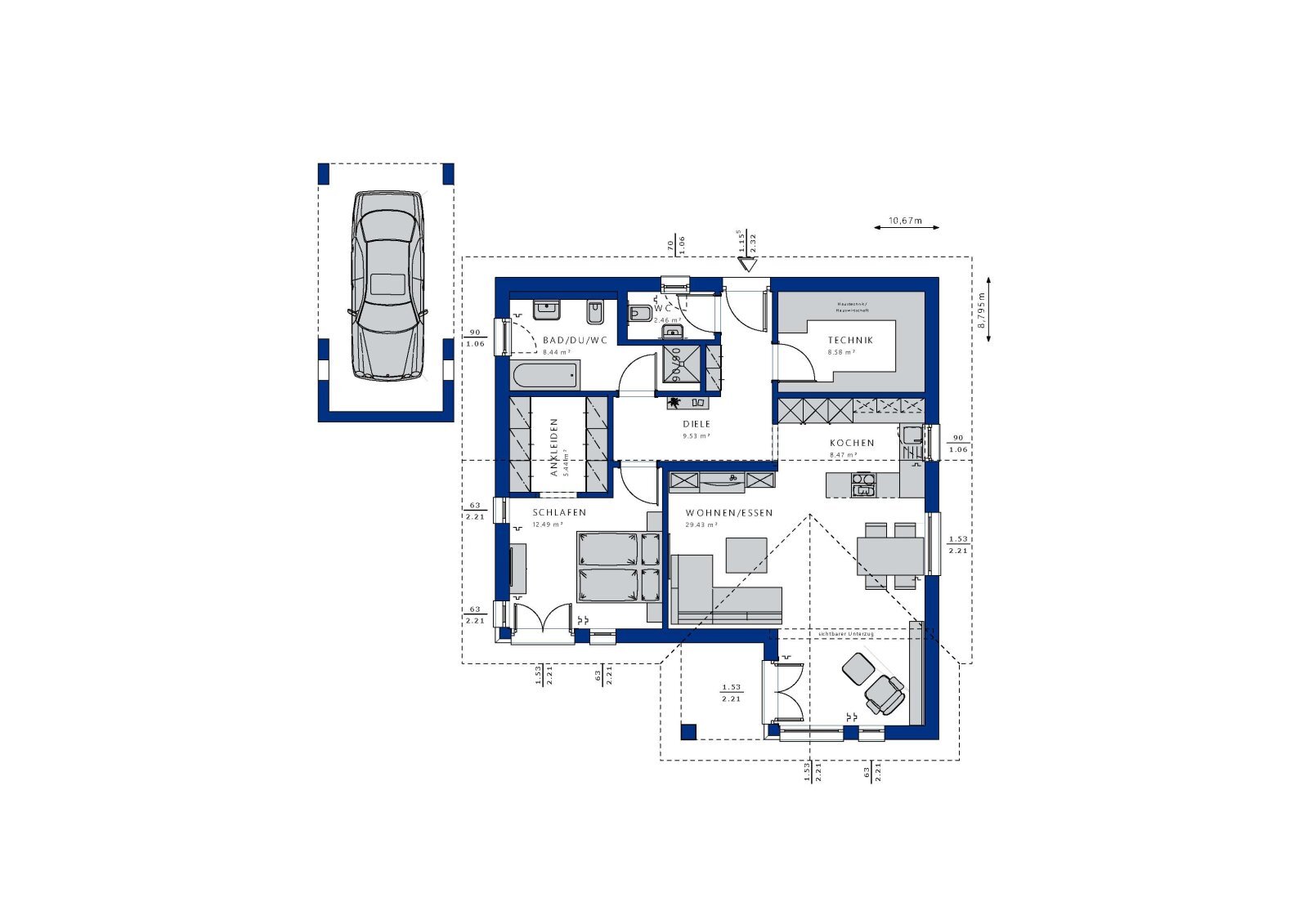 Einfamilienhaus zum Kauf 365.700 € 4 Zimmer 85 m²<br/>Wohnfläche 840 m²<br/>Grundstück Rhina Haunetal 36166