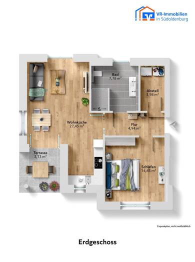 Wohnung zum Kauf - Erstbezug 253.500 € 2 Zimmer 61,9 m² Cloppenburg Cloppenburg 49661