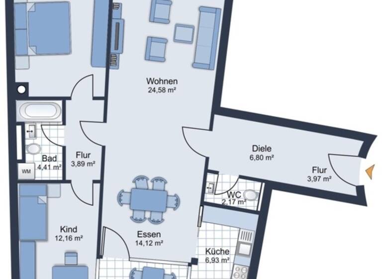 Wohnung zum Kauf provisionsfrei 610.000 € 3 Zimmer 104 m² 1. Geschoss August-Hörmann-Platz 3 Gauting 82131