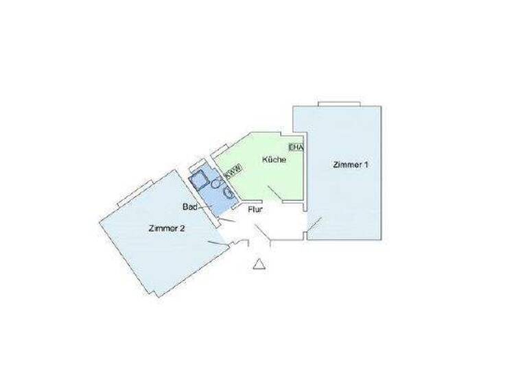 Wohnung zur Miete 958 € 2 Zimmer 47,9 m² frei ab sofort Schützenstr. 71 Bahrenfeld Hamburg 22761