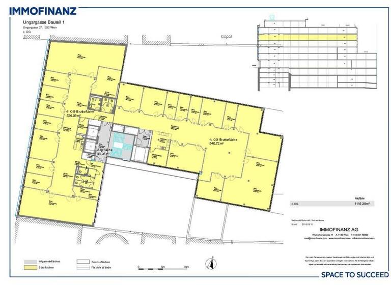 Büro zur Miete 21 € Wien 1030