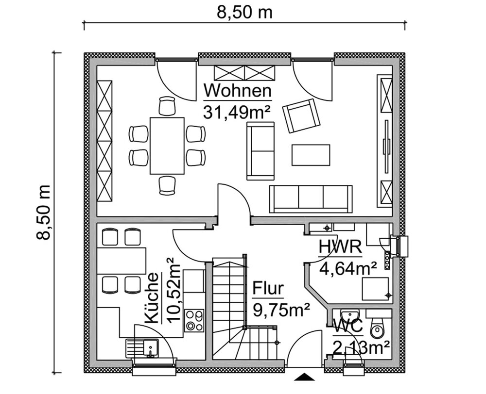 Einfamilienhaus zum Kauf 344.060 € 4 Zimmer 114 m²<br/>Wohnfläche 573 m²<br/>Grundstück Wiedemar Wiedemar 04509