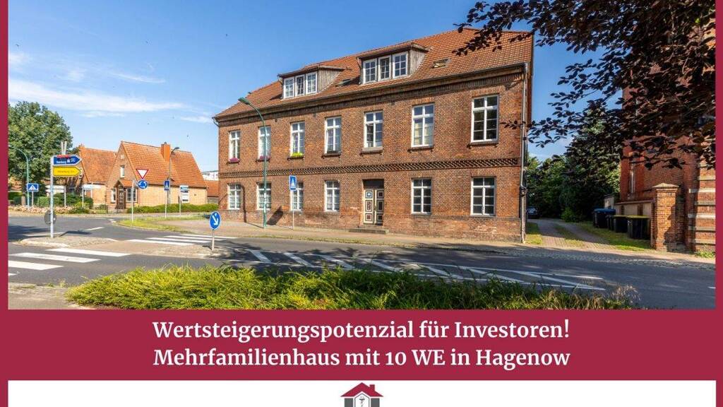 Mehrfamilienhaus zum Kauf als Kapitalanlage geeignet 529.000 € 622 m² Hagenow 19230
