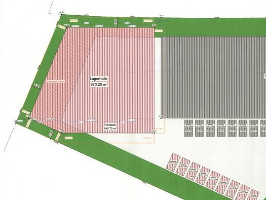 Produktionshalle zur Miete - Erstbezug 858 m² Lagerfläche Georgensgmünd 91166