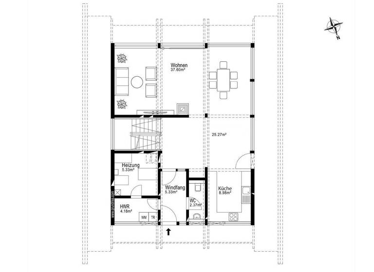 Einfamilienhaus zum Kauf 1.250.000 € 3 Zimmer 80 m² 1.100 m² Grundstück Egmating 85658