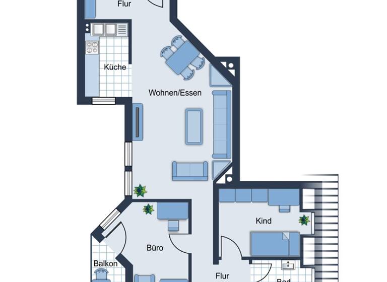 Wohnung zum Kauf provisionsfrei 359.000 € 3 Zimmer 97 m² Koldestraße 8b Erlangen-Süd Erlangen 91052