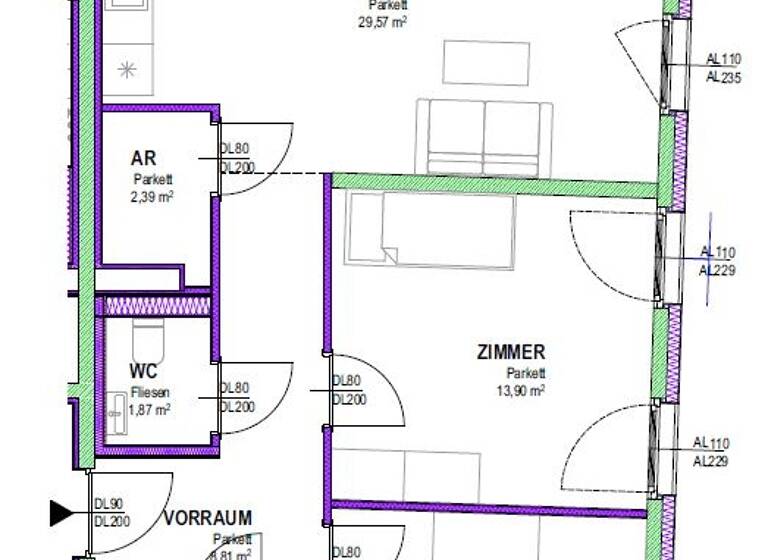 Wohnung zum Kauf 386.442 € 3 Zimmer 73,1 m² Groß-Enzersdorf 2301