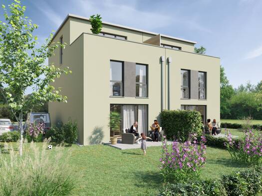 Doppelhaushälfte zum Kauf - Neubau provisionsfrei 624.000 € 5 Zimmer 156 m² 234 m² Grundstück Auf dem Wentzenrod 2 Messel 64409