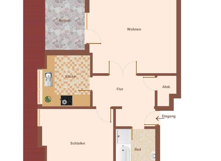 Wohnung zum Kauf 180.000 € 2 Zimmer 62 m² Westerstede 26655