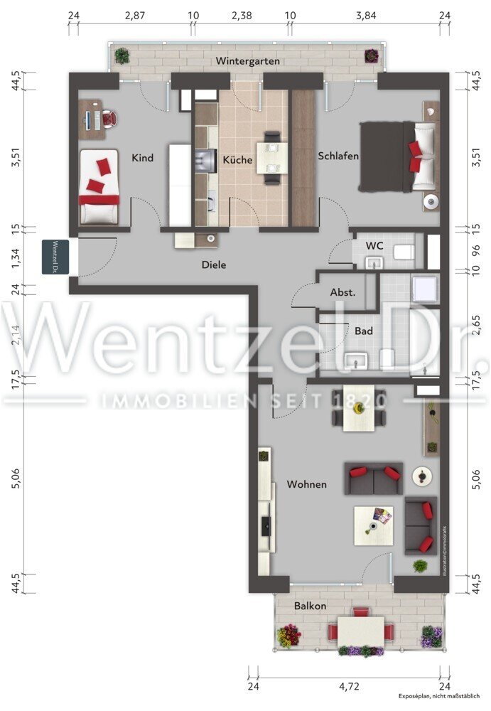 Wohnung zum Kauf provisionsfrei 795.000 € 3 Zimmer 83,5 m²<br/>Wohnfläche 4.<br/>Geschoss Altona - Altstadt Hamburg 22765