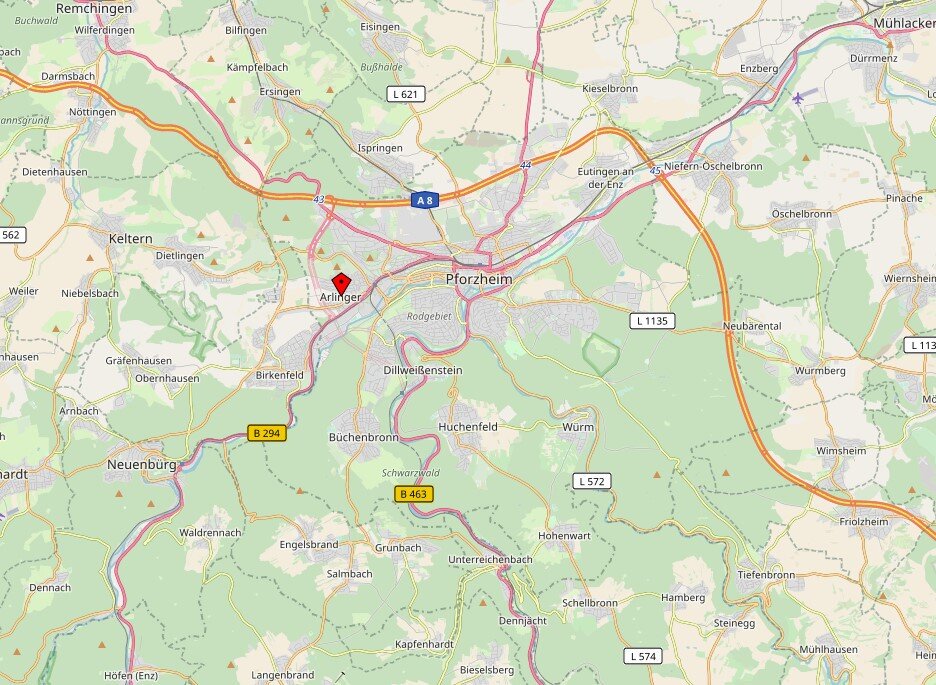 Mehrfamilienhaus zum Kauf 885.000 € 9 Zimmer 302 m²<br/>Wohnfläche 858 m²<br/>Grundstück ab sofort<br/>Verfügbarkeit Brötzingen - Stadtviertel 094 Pforzheim 75179